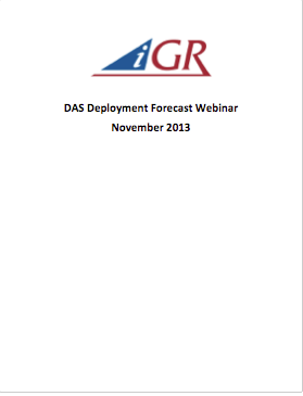 Recording of DAS Deployment Forecast Webinar preview image