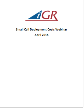 Recording of Small Cell Deployment Costs Webinar preview image