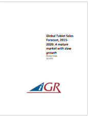 Global Tablet Sales Forecast, 2015-2020: A mature market with slow growth preview image