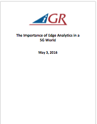 Recording of The Importance of Edge Analytics in a 5G World Webinar preview image