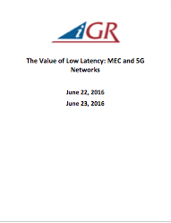Recording of The Value of Low Latency: MEC and 5G Networks Webinar preview image