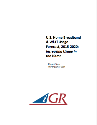 U.S. Home Broadband & Wi-Fi Usage Forecast, 2015-2020: Increasing Usage in the Home preview image