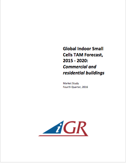 Global Indoor Small Cells TAM Forecast, 2015-2020: Commercial and Residential Buildings preview image