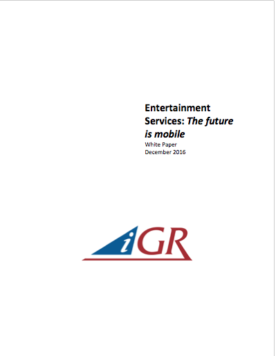 Entertainment Services: The future is mobile preview image