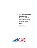 U.S. Manufacturing Buildings and Factories: Wireless and Cellular Nodes Forecast, 2019-2024 preview image