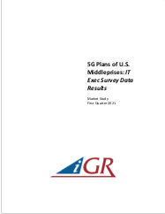 5G Plans of U.S. Middleprises: IT Exec Survey Data Results preview image