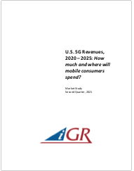 U.S. 5G Revenues, 2020-2025: How much and where will mobile consumers spend?  preview image