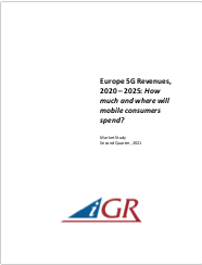 Europe 5G Revenues, 2020 – 2025: How much and where will mobile consumers spend? preview image