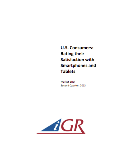 U.S. Consumers: Rating their Satisfaction with Smartphones and Tablets preview image