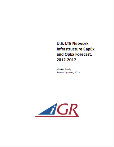 U.S. LTE Network Infrastructure CapEx and OpEx Forecast, 2012-2017 preview image